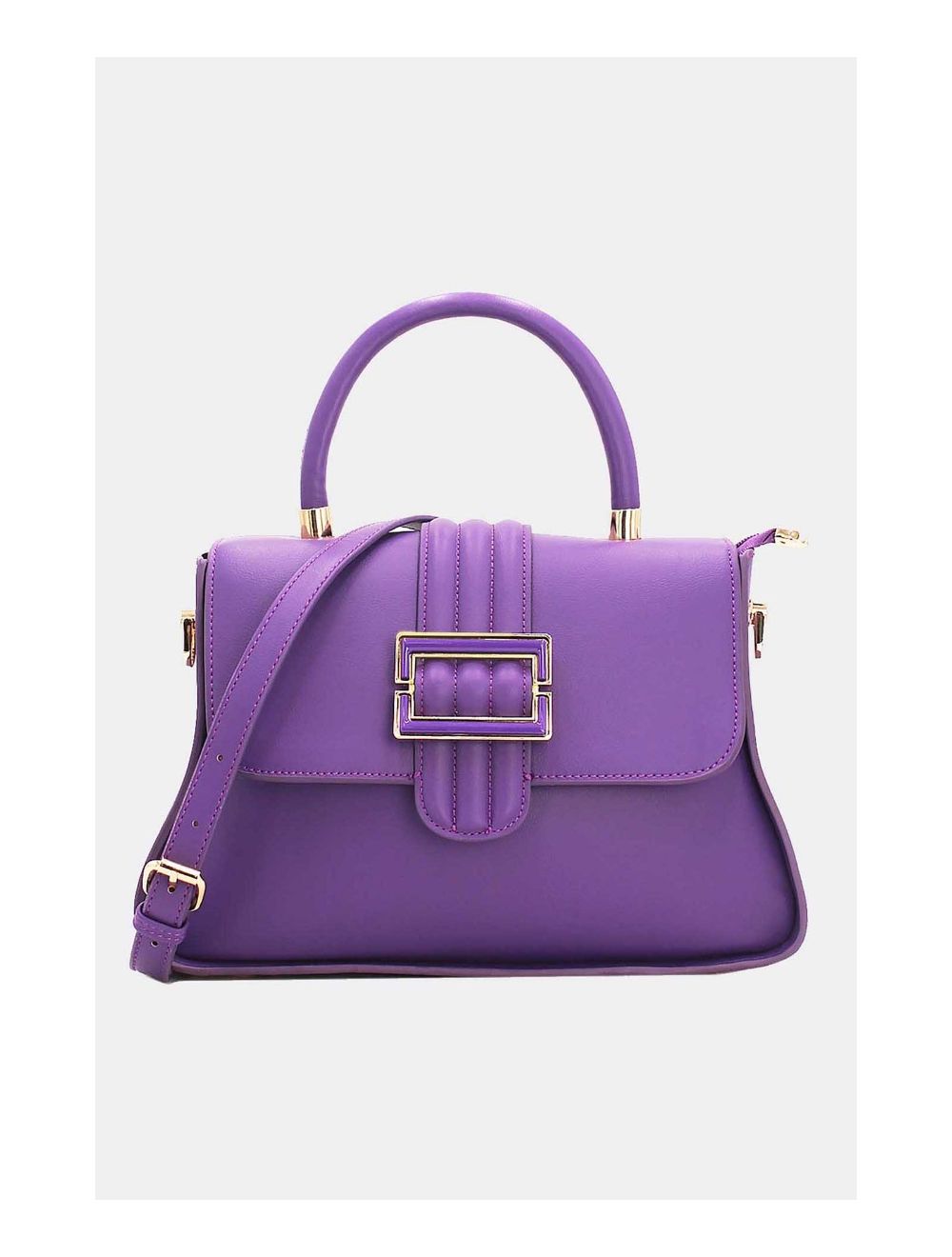 👜 Sac à main noir élégant – Fermoir doré