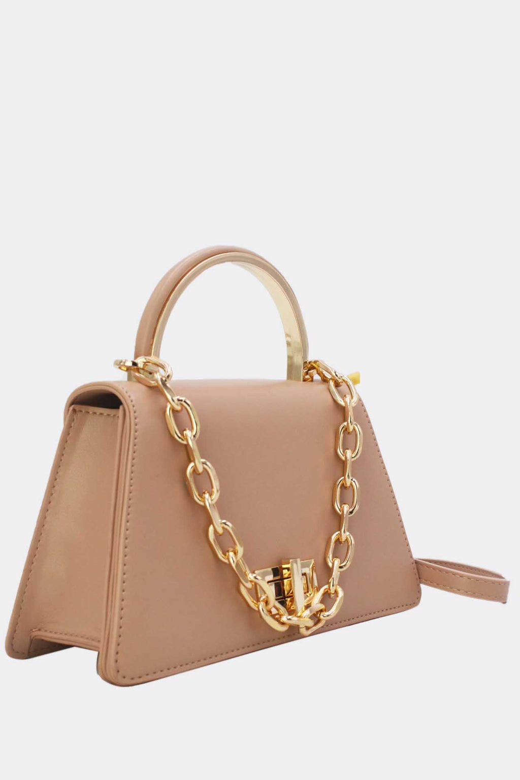 Sac à main élégant avec chaîne
dorée